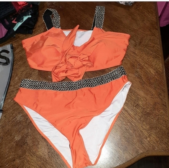 NEW Shein 4x orange bikini set - Picture 6 of 6